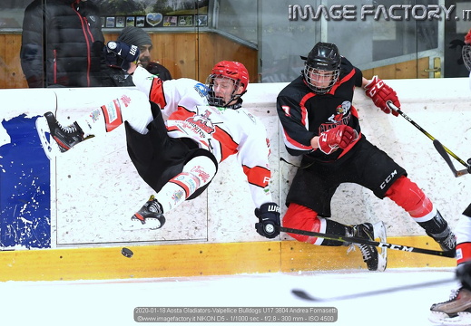 2020-01-18 Aosta Gladiators-Valpellice Bulldogs U17 (1-5)